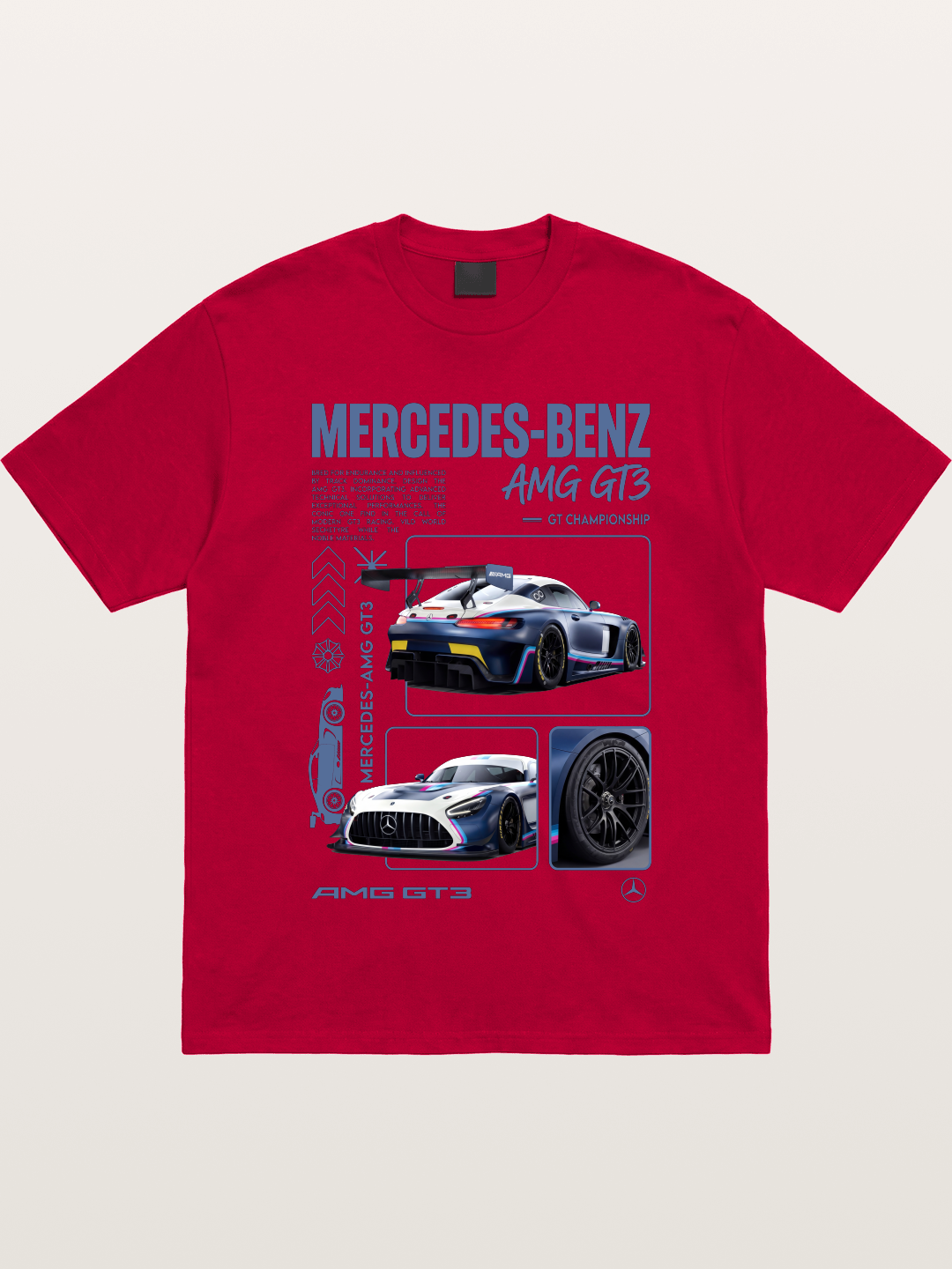 Mercedes AMG GT3 Race Car Gildan T-shirt