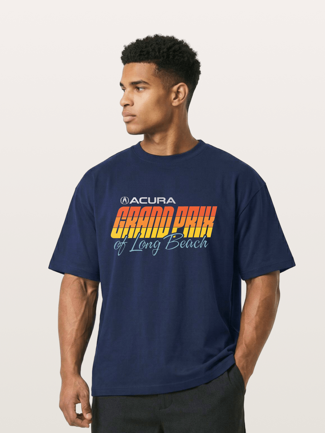 Sunset Grand Prix Typography Gildan T-shirt