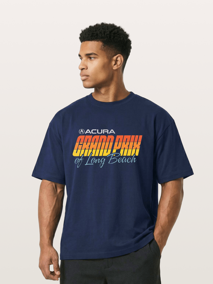 Sunset Grand Prix Typography Gildan T-shirt