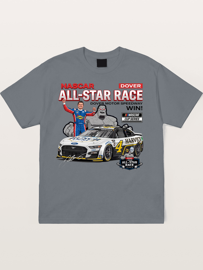 Kevin Harvick #4 Dover All-Star Win Cotton T-shirt