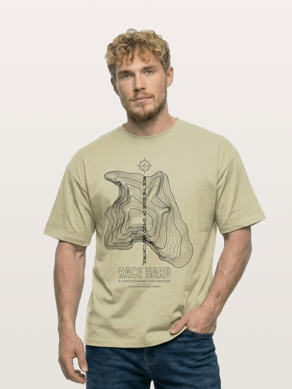 Machined Form Cotton T-shirt
