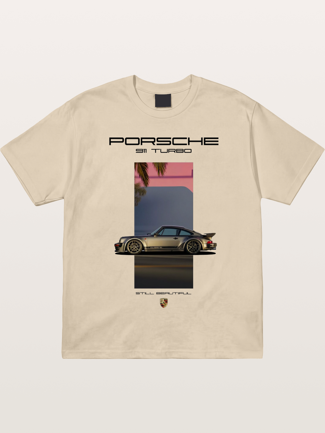 911 Turbo Retro Palm Print Gildan T-shirt