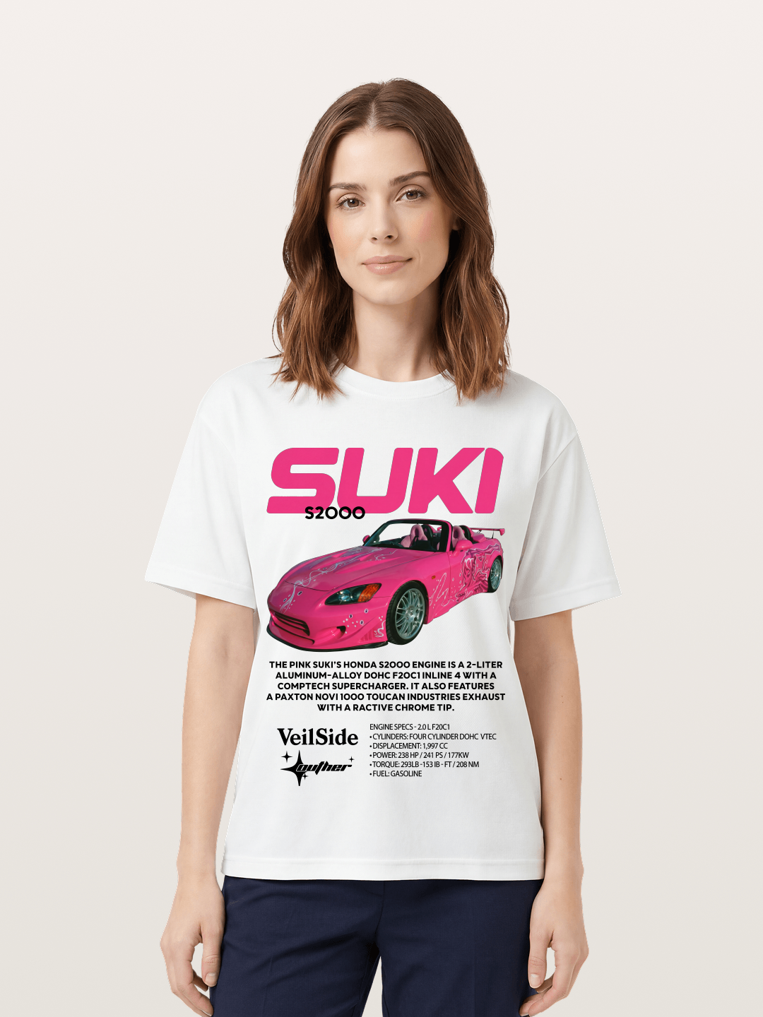 Suki's S2000 Fast & Furious Cotton T-shirt