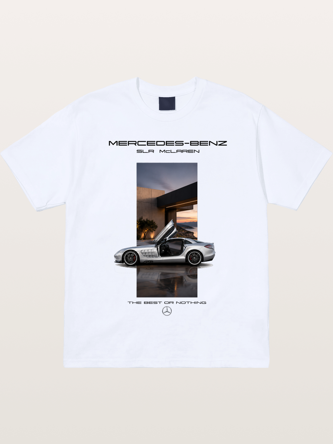 Mercedes SLR McLaren Poster Gildan T-shirt