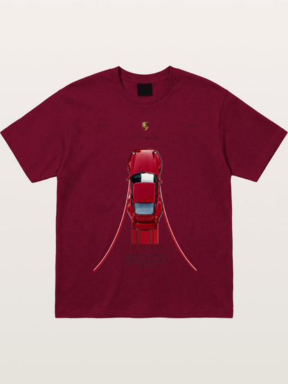 Porsche 911 GT3 RS Top View Gildan T-shirt