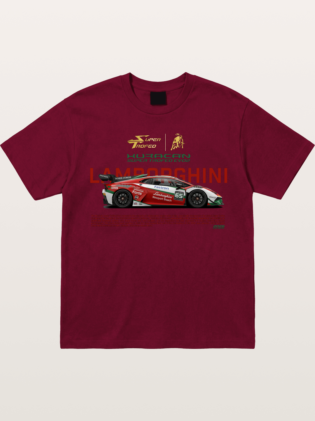 Lamborghini Huracan EVO2 Race Livery Gildan T-shirt