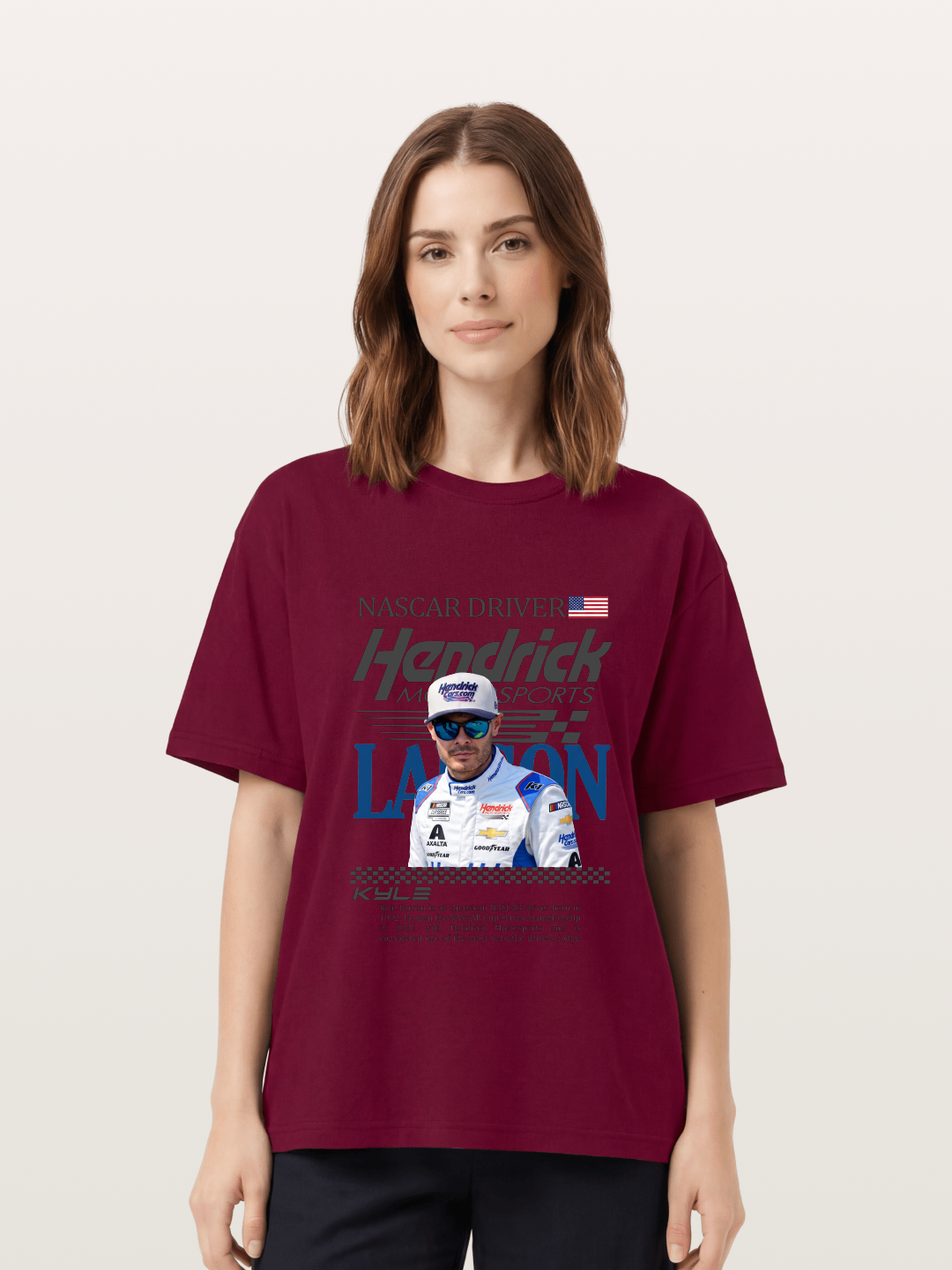NASCAR Driver Kyle Larson Magazine Style Gildan T-shirt