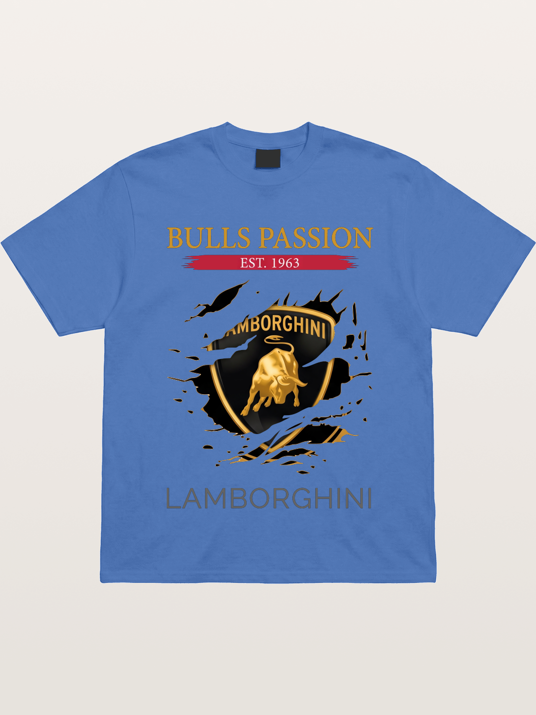 Lamborghini 1963 Tear Logo Gildan T-shirt