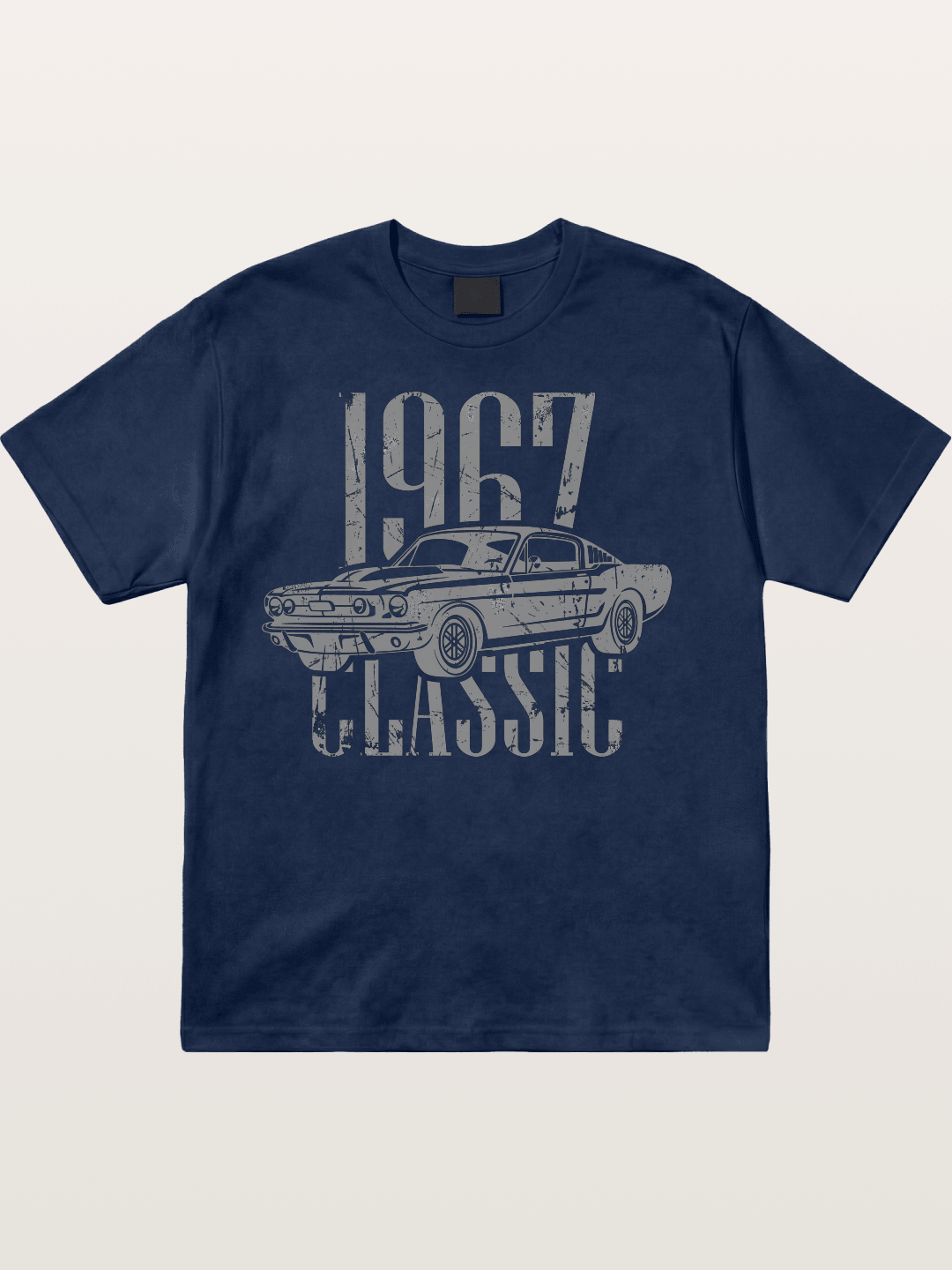 Retro Fastback Cotton T-shirt