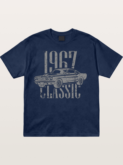 Retro Fastback Cotton T-shirt