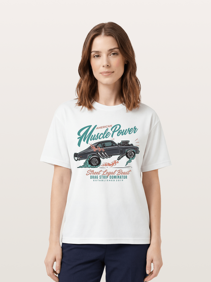 Burnout Power Cotton T-shirt
