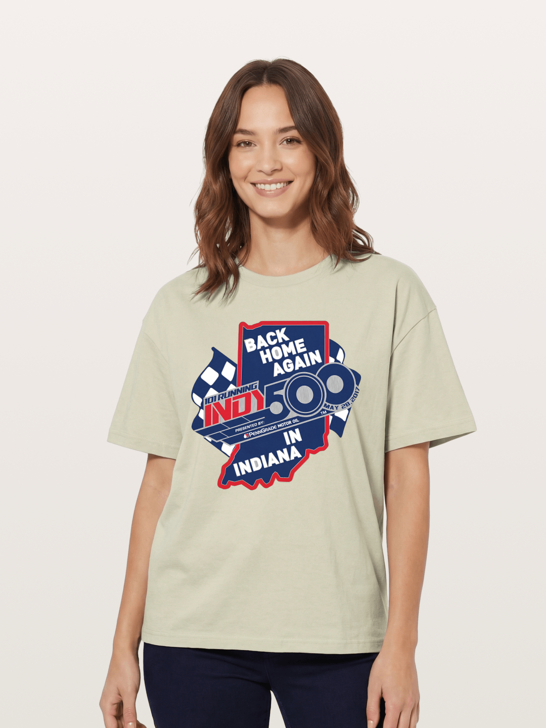 Indy Back Home Cotton T-shirt