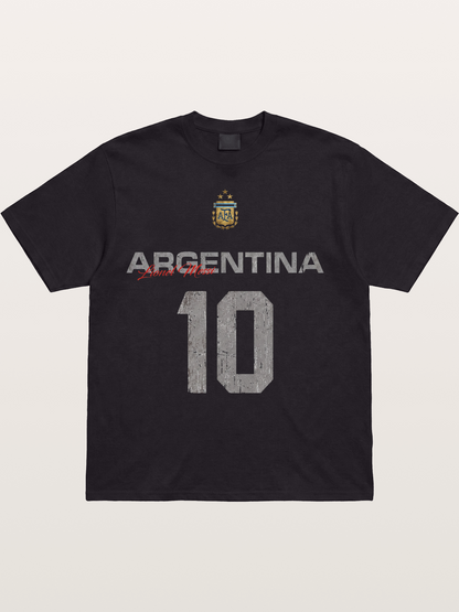 Argentina Messi 10 Retro Cotton T-shirt