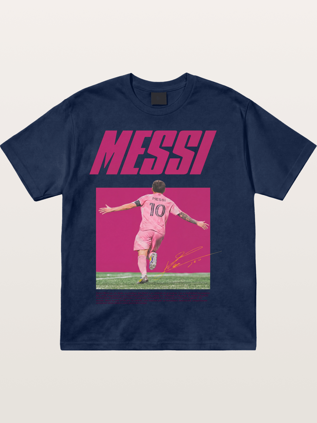 Messi Inter Miami Pink Kit Cotton T-shirt