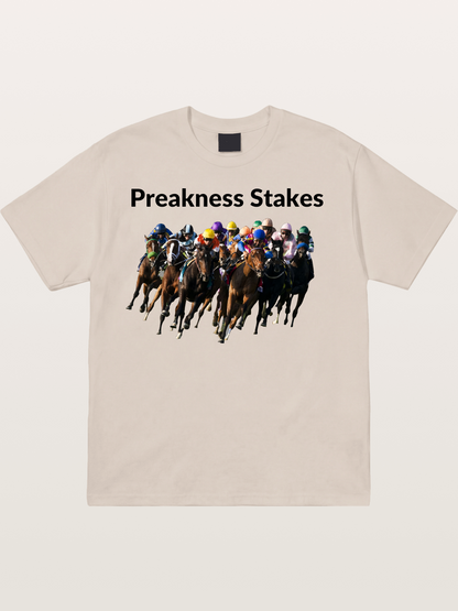 Preakness Stakes Starting Field Race Cotton T-shirt