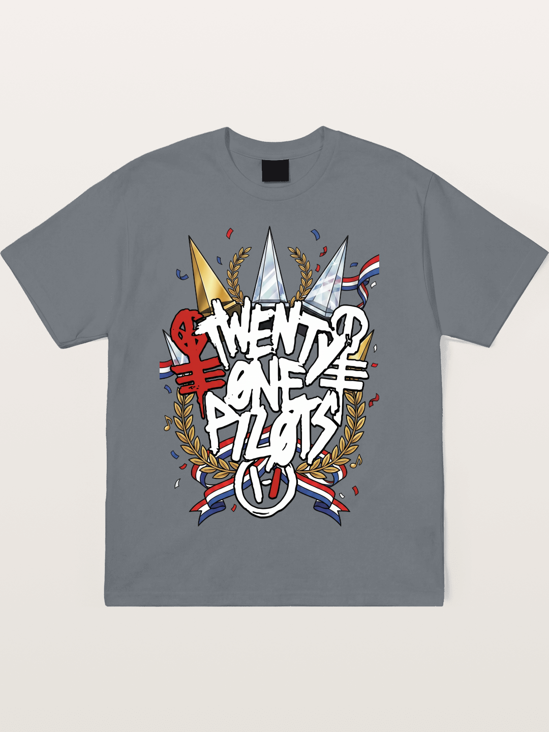 Twenty One Pilots Trophy Art Cotton T-shirt