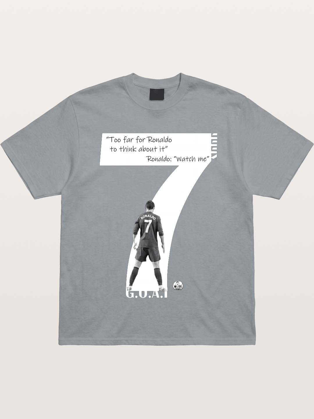 Ronaldo #7 Watch Me Quote Gildan T-shirt