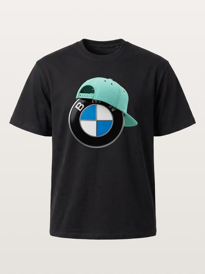 BMW Logo & Tiffany Cap Art Gildan T-shirt