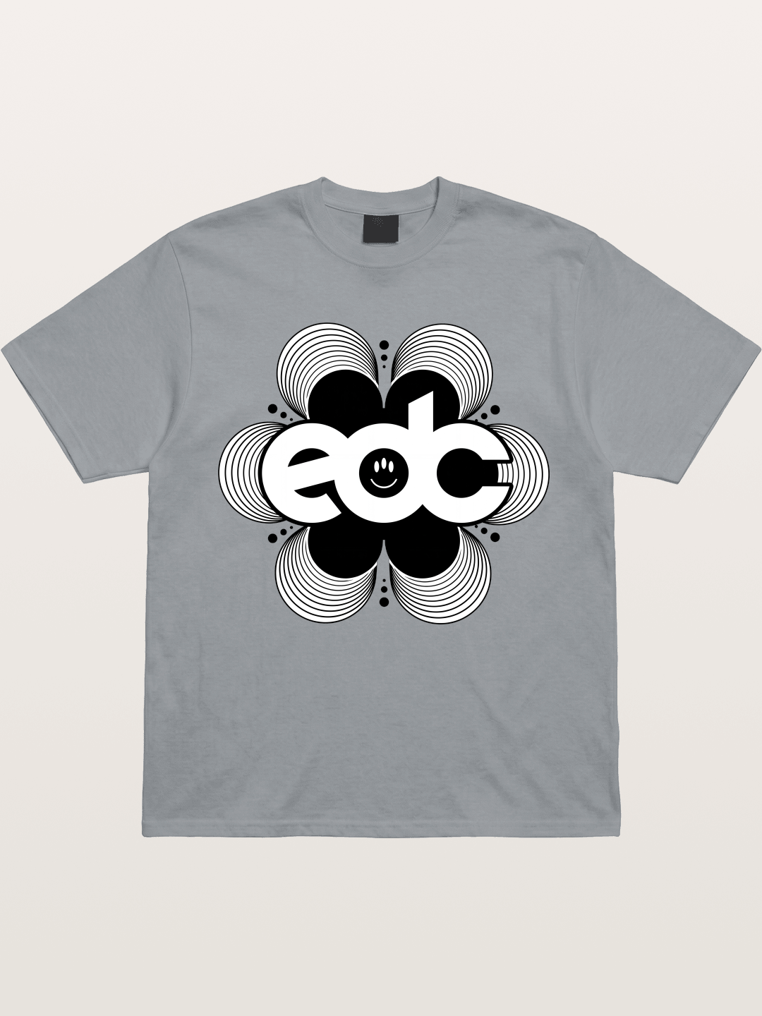 EDC Wavy Daisy Logo Design Gildan T-shirt