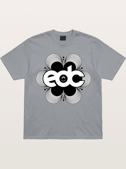 EDC Wavy Daisy Logo Design Gildan T-shirt