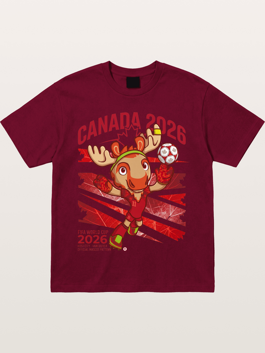 Canada 2026 Moose Mascot Gildan T-shirt