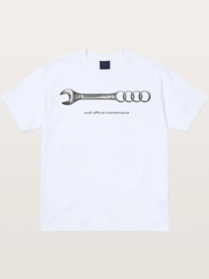 Audi Maintenance Wrench Art Gildan T-shirt