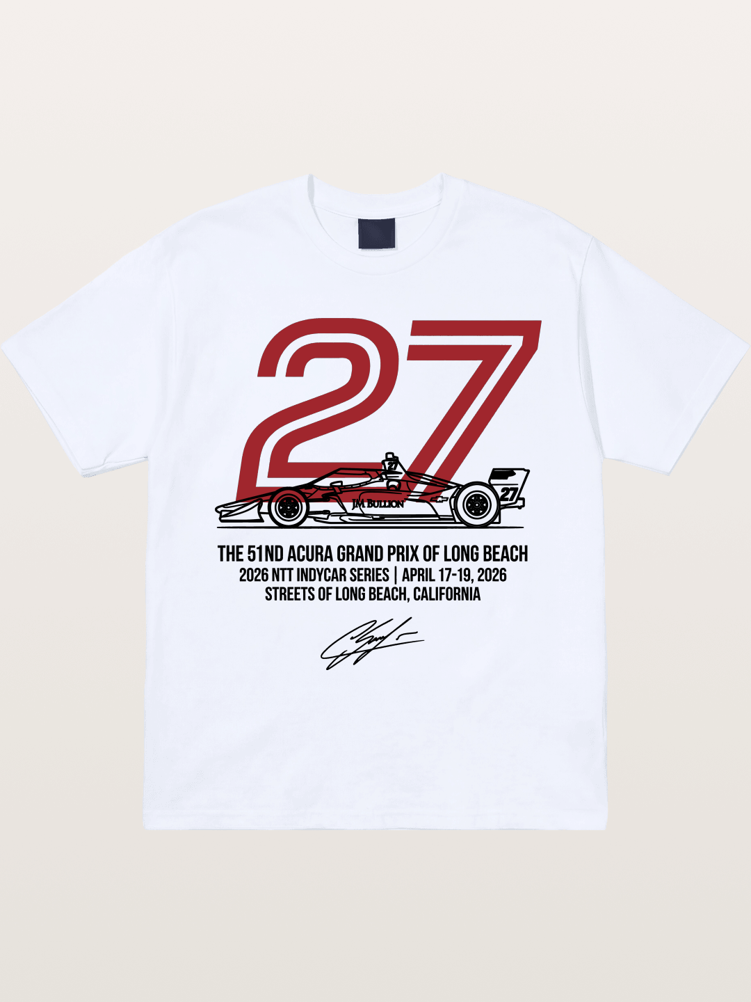 Kirkwood #27 IndyCar Legend Gildan T-shirt