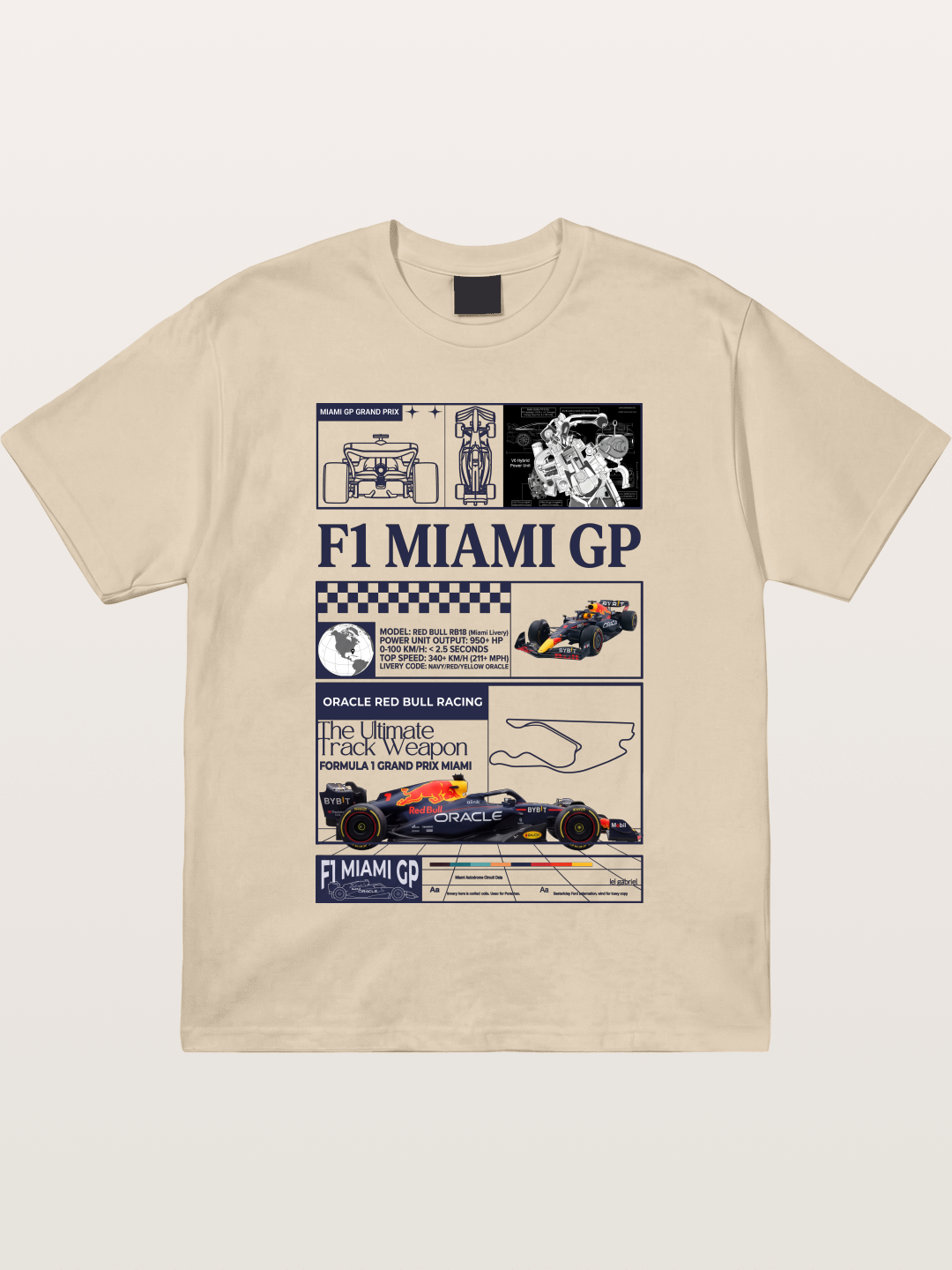 Red Bull RB18 Miami GP Gildan T-shirt