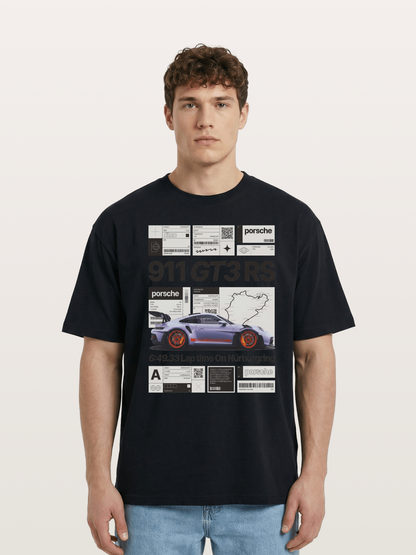 GT3 RS Poster Cotton T-shirt
