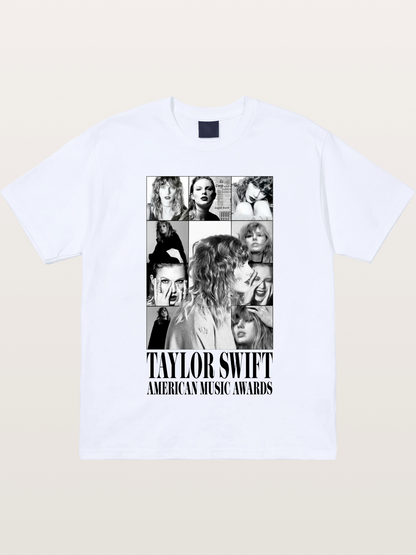 Taylor Swift AMA Collage Print Gildan T-shirt