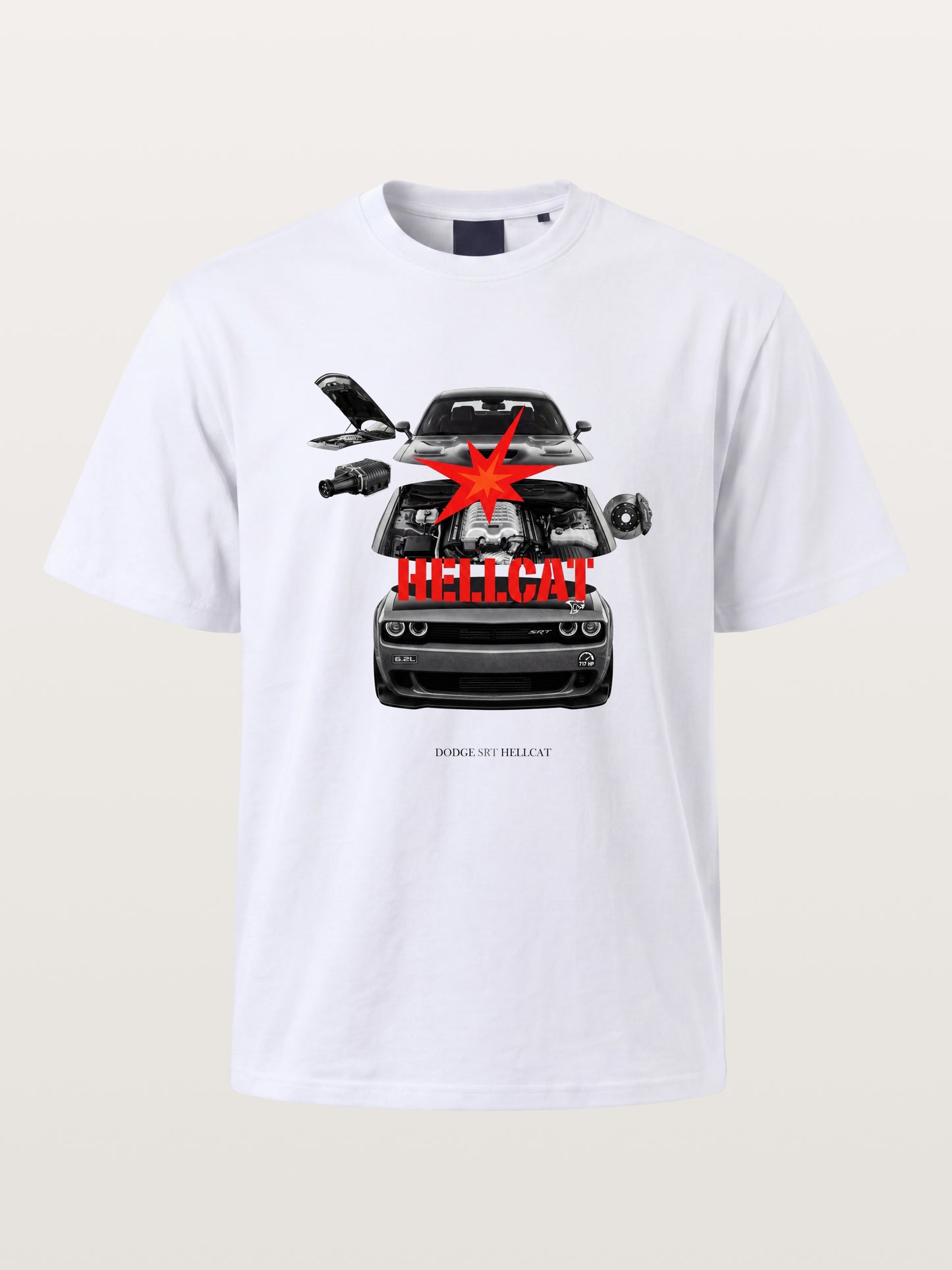 Engine Explode Hellcat Artwork Gildan T-shirt