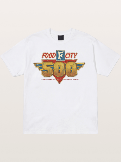 Food City 500 Retro Logo Art Cotton T-shirt