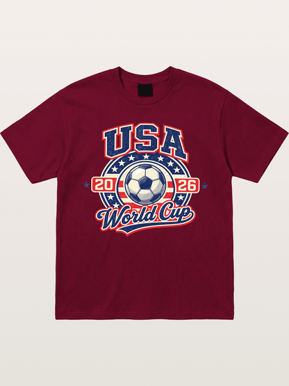 USA World Cup 2026 Retro Badge Gildan T-shirt