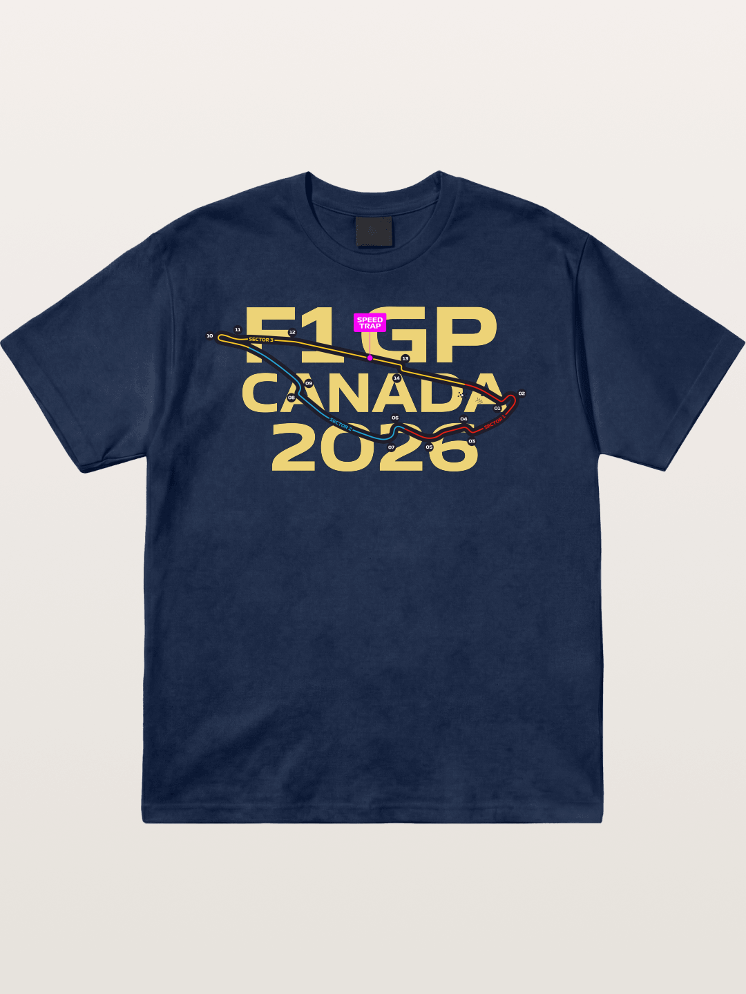 F1 Canada 2026 Track Map Cotton T-shirt