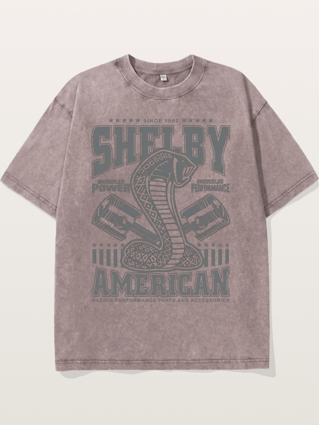 Shelby American Cobra Print Washed T-shirt