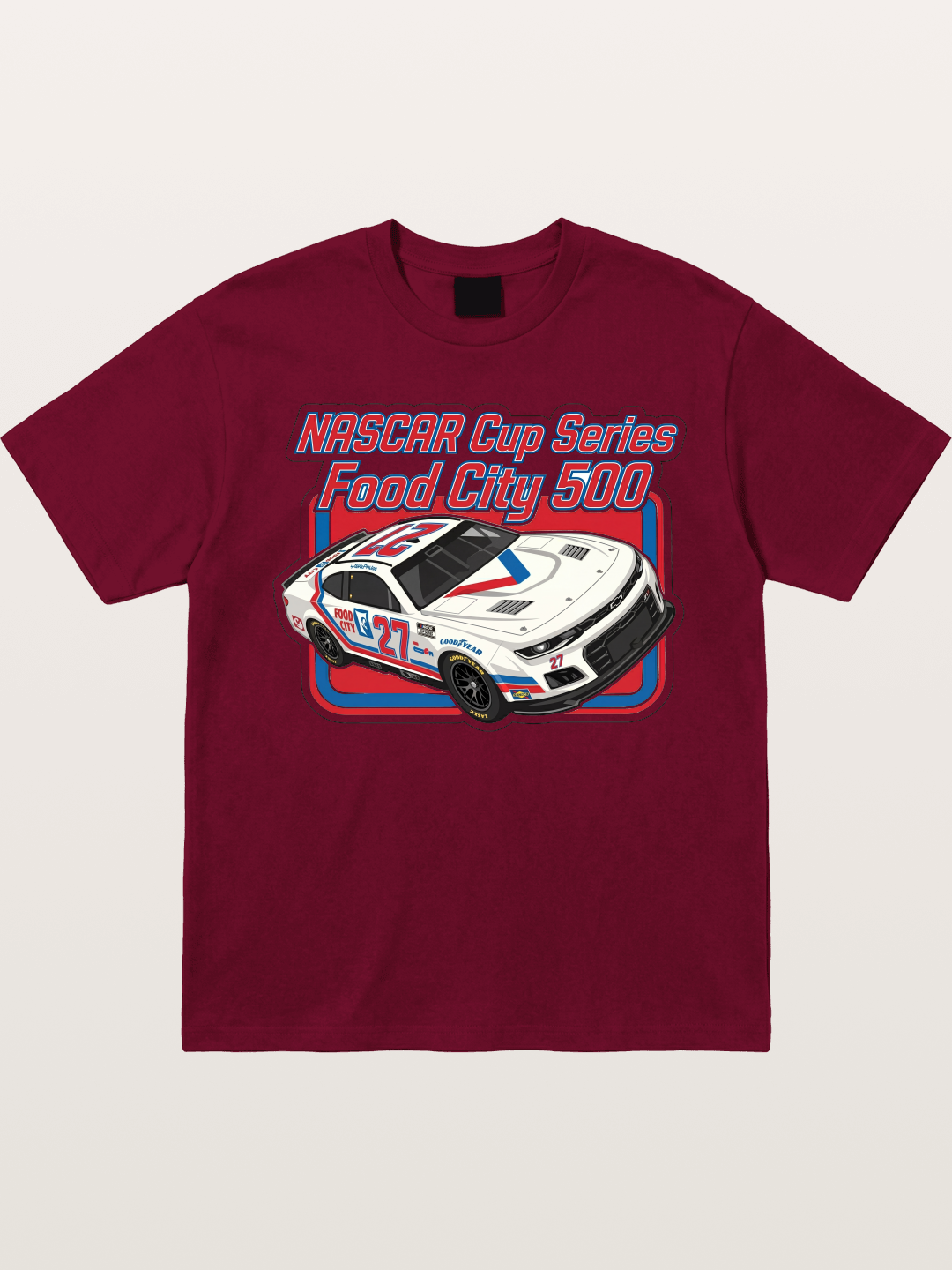 NASCAR Food City 500 Car Gildan T-shirt