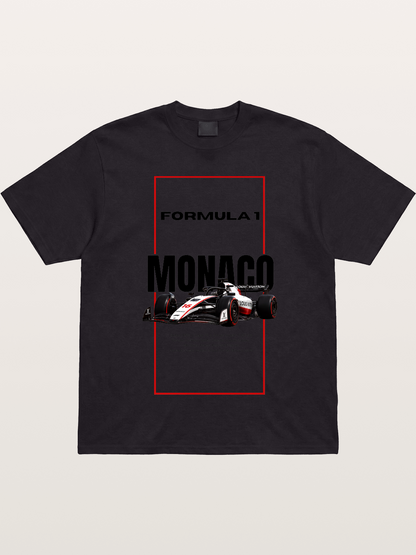 Monaco F1 Minimal Typography Gildan T-shirt