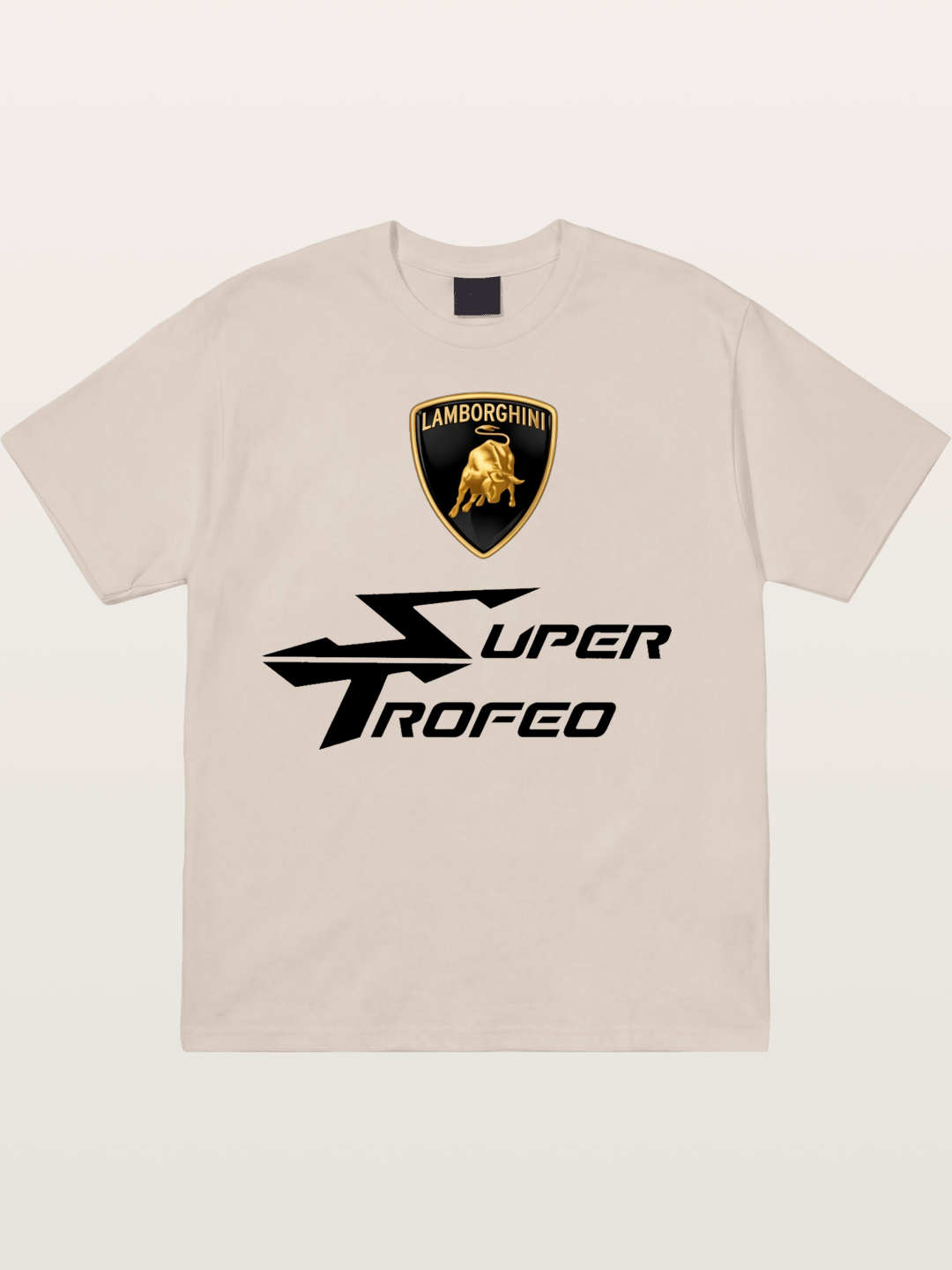 Lamborghini Super Trofeo Emblem Set Cotton T-shirt
