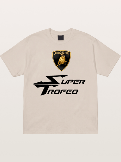Lamborghini Super Trofeo Emblem Set Cotton T-shirt
