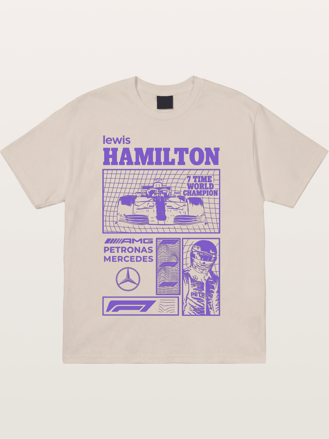 Hamilton 7x World Champion Cotton T-shirt
