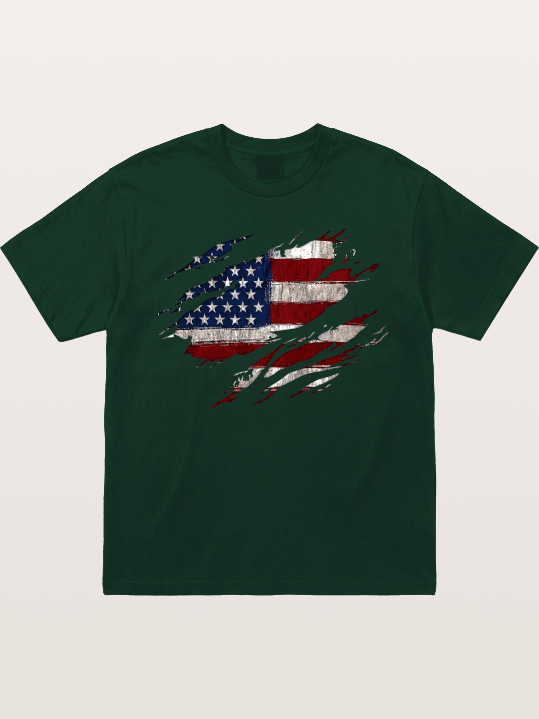 Eagle Claw Retro American Flag Gildan T-shirt