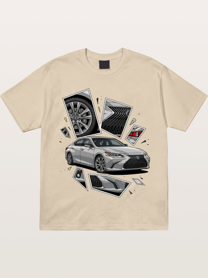 Lexus Sedan Exploded View Gildan T-shirt
