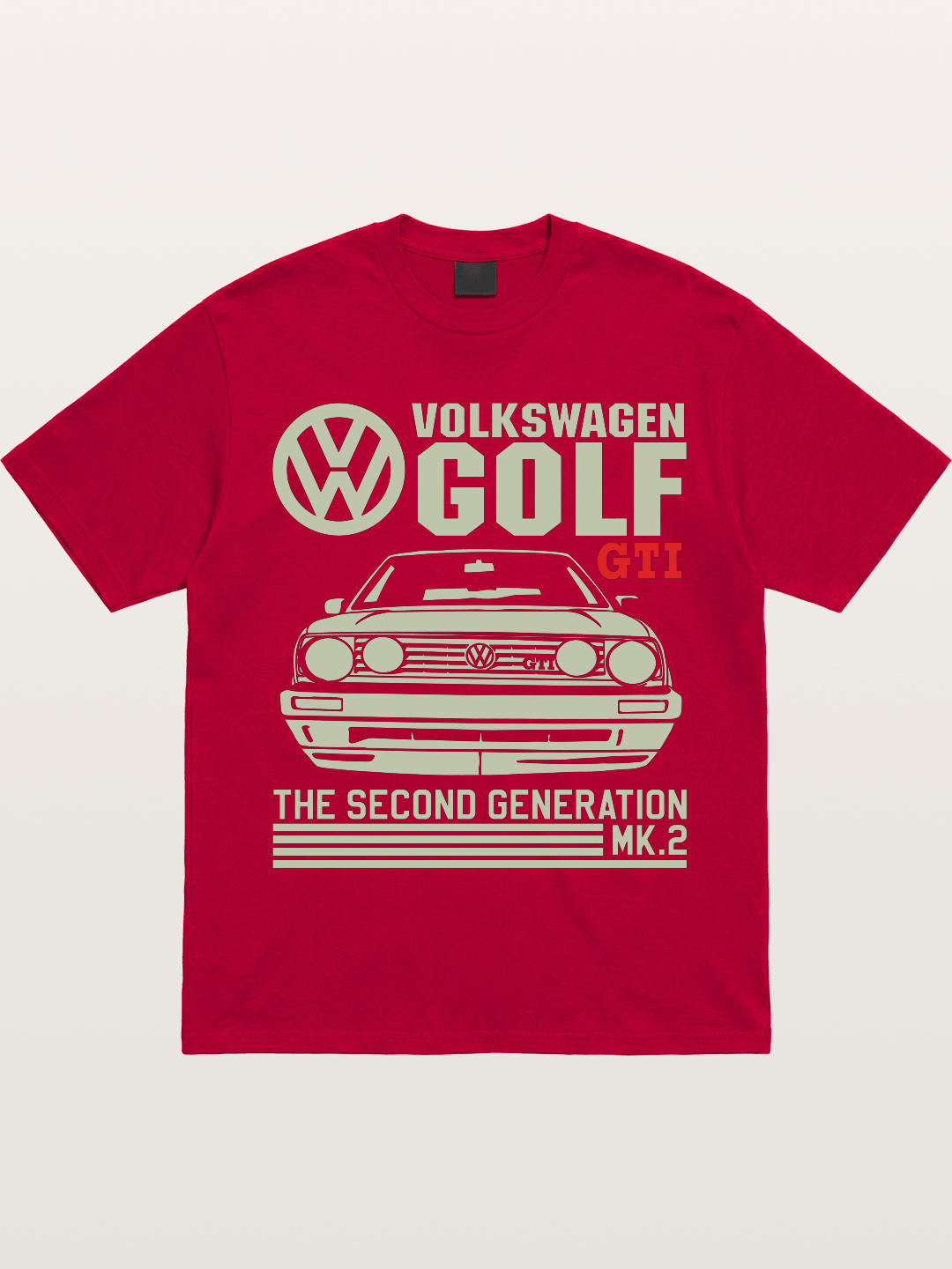 Volkswagen Golf MK2 Outline Gildan T-shirt