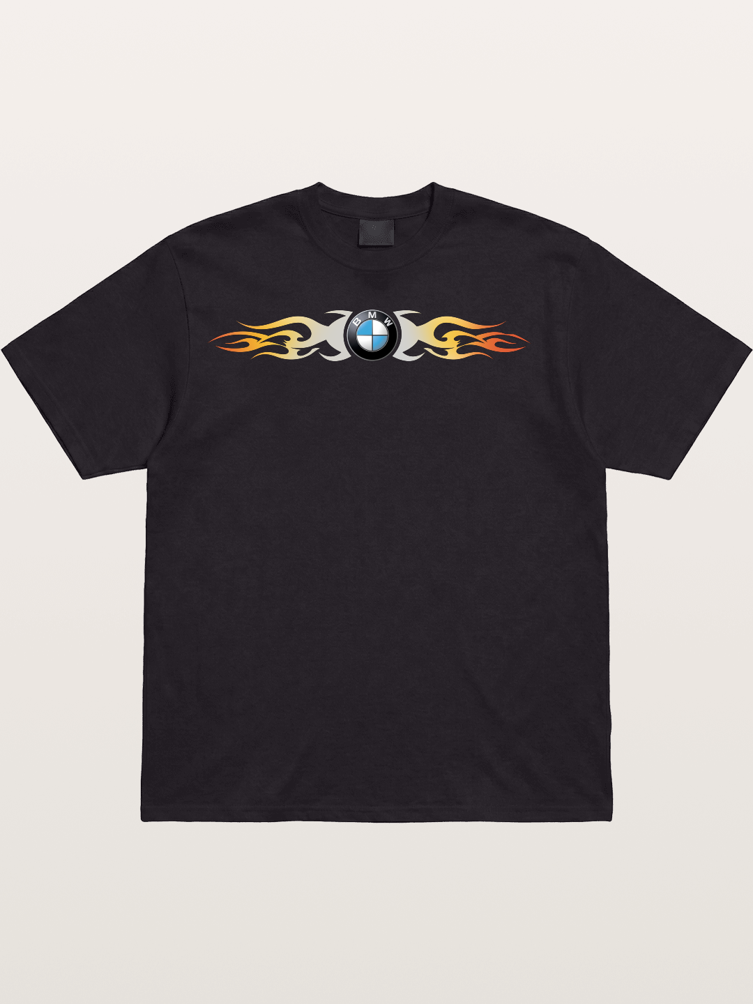 BMW Roundel Flame Stripe Cotton T-shirt