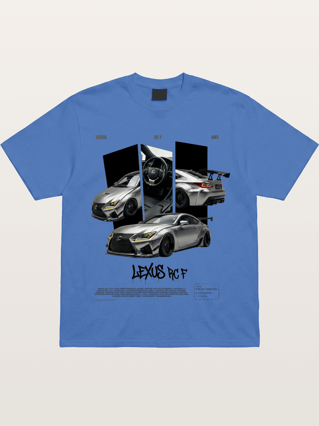 Lexus RC F Multi-Angle Print Gildan T-shirt