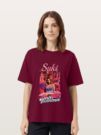 Fast & Furious Pink Crew Gildan T-shirt