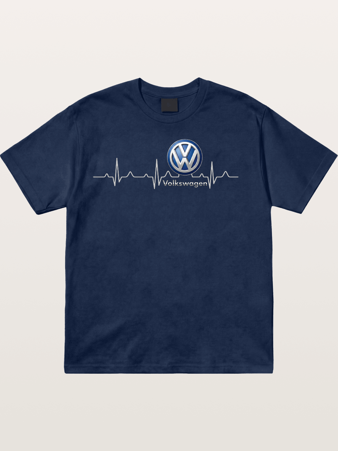 Volkswagen Heartbeat Logo Cotton T-shirt