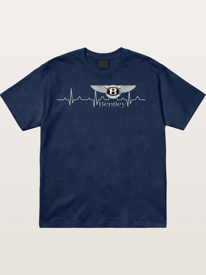 Bentley Heartbeat Crest Cotton T-shirt