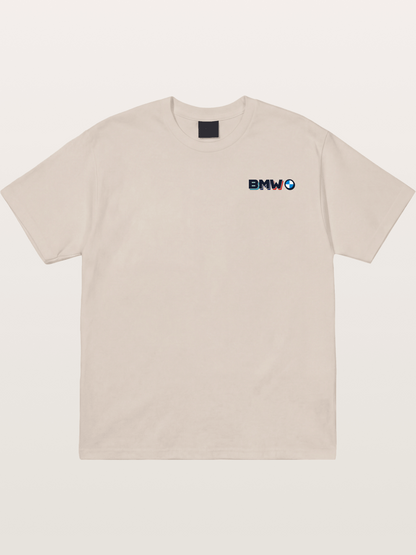 BMW Modern Typography Logo Cotton T-shirt