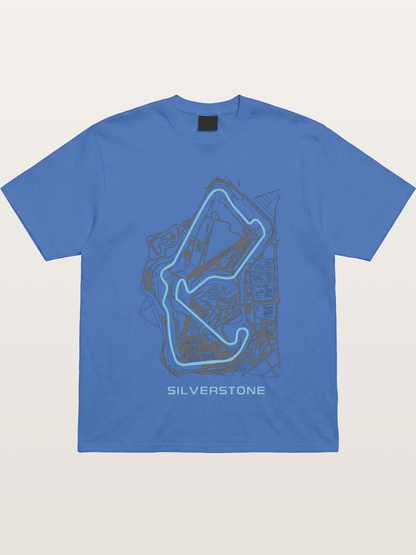Silverstone F1 Circuit Map Gildan T-shirt